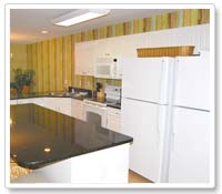 Kitchen with two fridges!