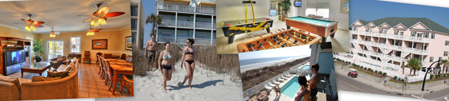 Beach Homes and XL Condo Accommodations